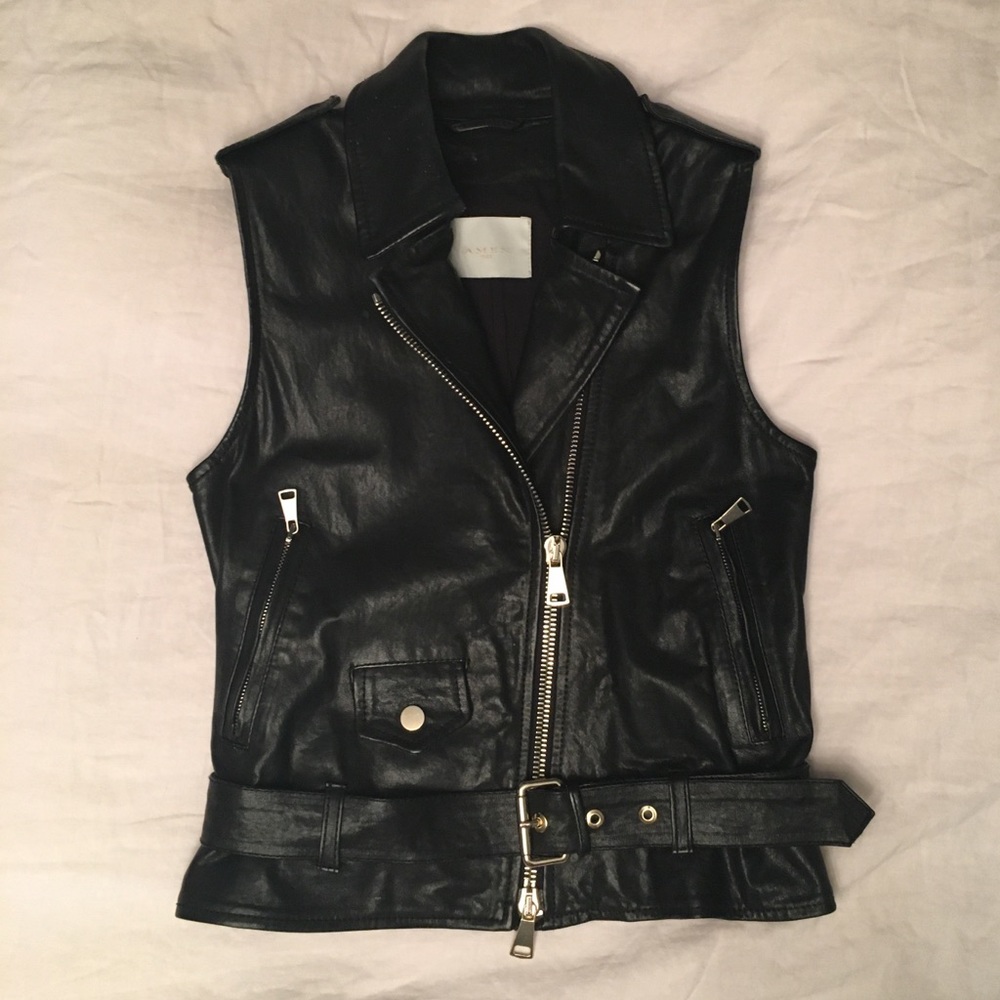Amen. Leather Vest